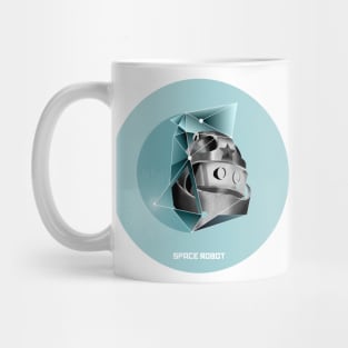 Space robot minimalism Mug